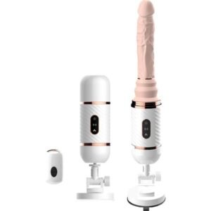 Fully automatic heating and retractable dildo for women