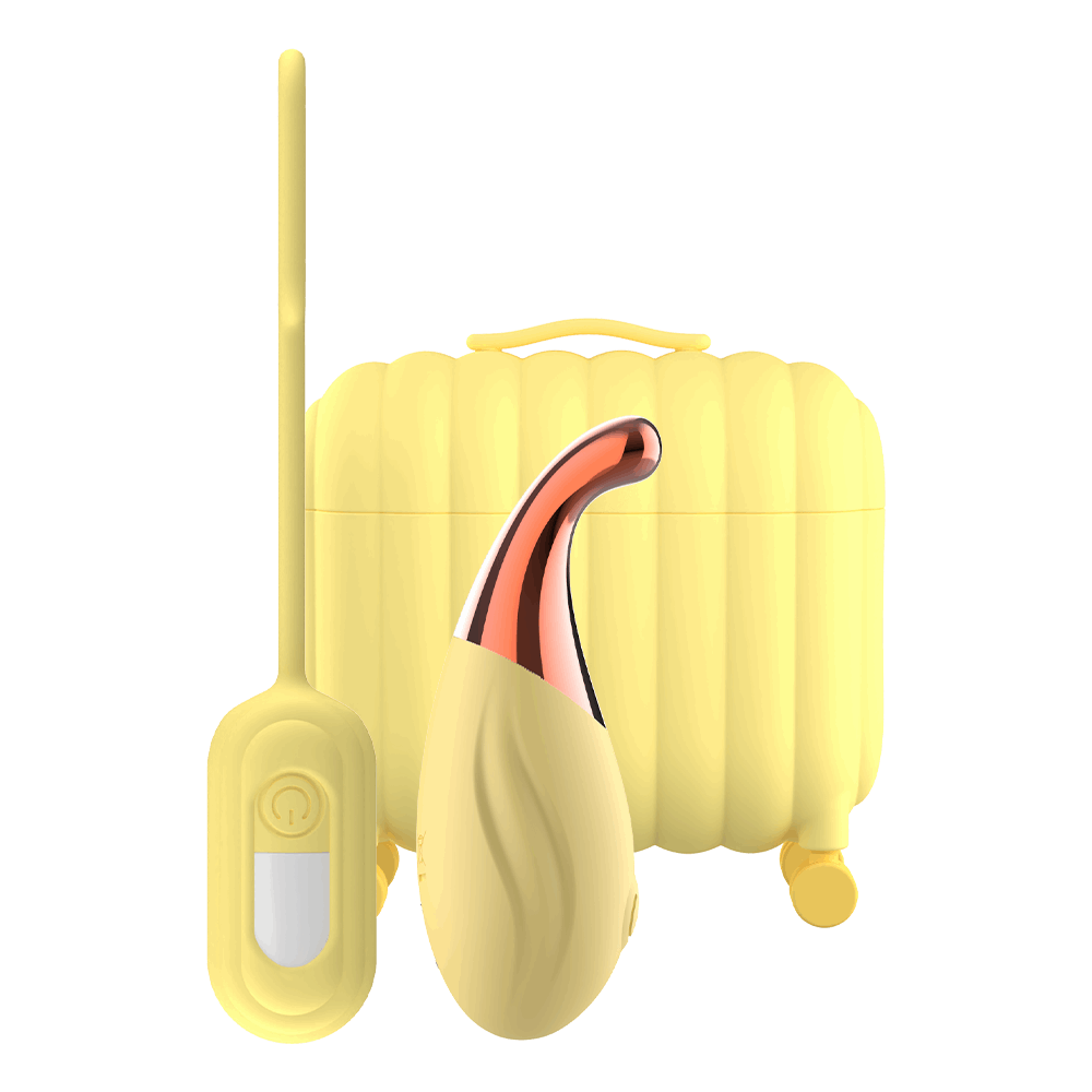 Yellow (1st generation) - Orgasm Pen + vibrating egg